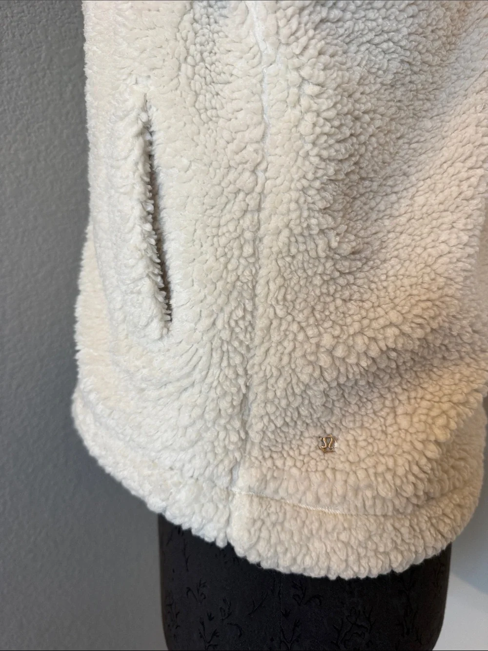 Lululemon Cinchable Fleece Zip-Up White Opal Size 2